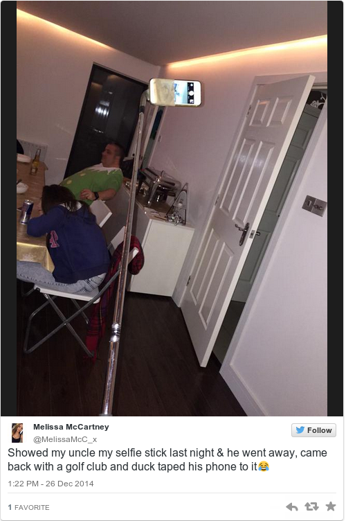 7 people who made their own selfie sticks, the legends · The Daily Edge