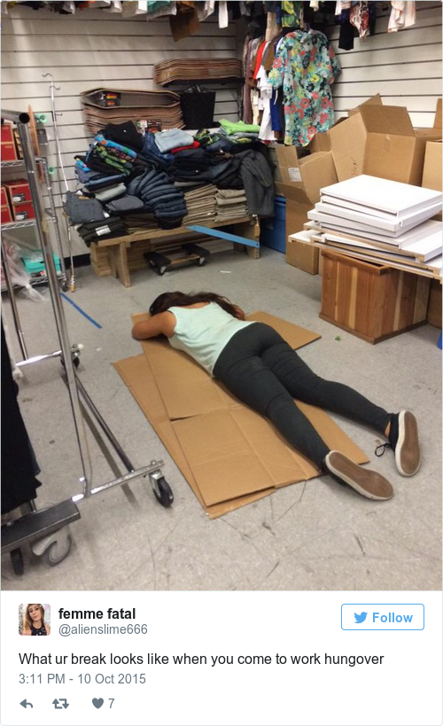 16 photos that perfectly sum up being hungover at work · The Daily Edge