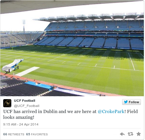 this is what croke park will look like when it hosts american football size of american football field