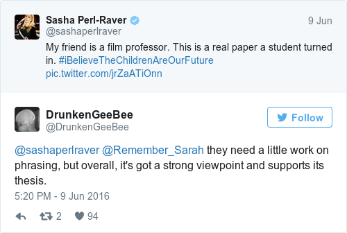 Contrast Essays Sashaperlraver Remembersarah They Need A Little Work On Phrasing But Overall Its Got A Strong Viewpoint And Supports Its Thesis Increasing Population Essay also Technology In Education Essay This Film Students Passionate Review Of Faceoff Is How All College Book Comparison Essay