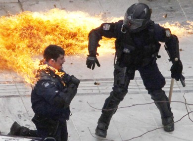 Greece engulfed by riots amid national general strike