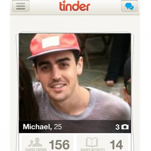 look who I just found on @tinderapp ... hey bro