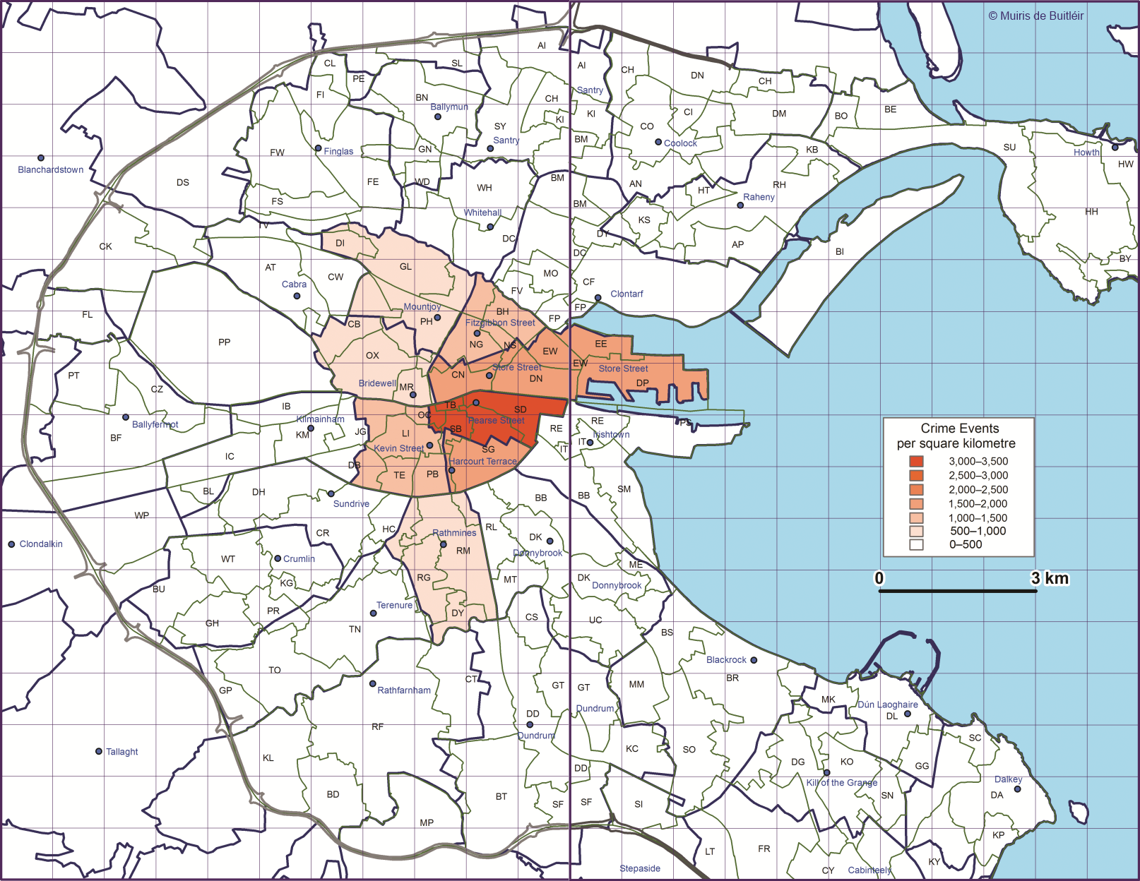 Map Of Dublin Numbers 5 Maps Of Dublin That Will Give You A New Perspective · The Daily Edge