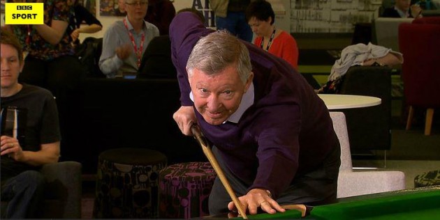 Alex Ferguson snooker