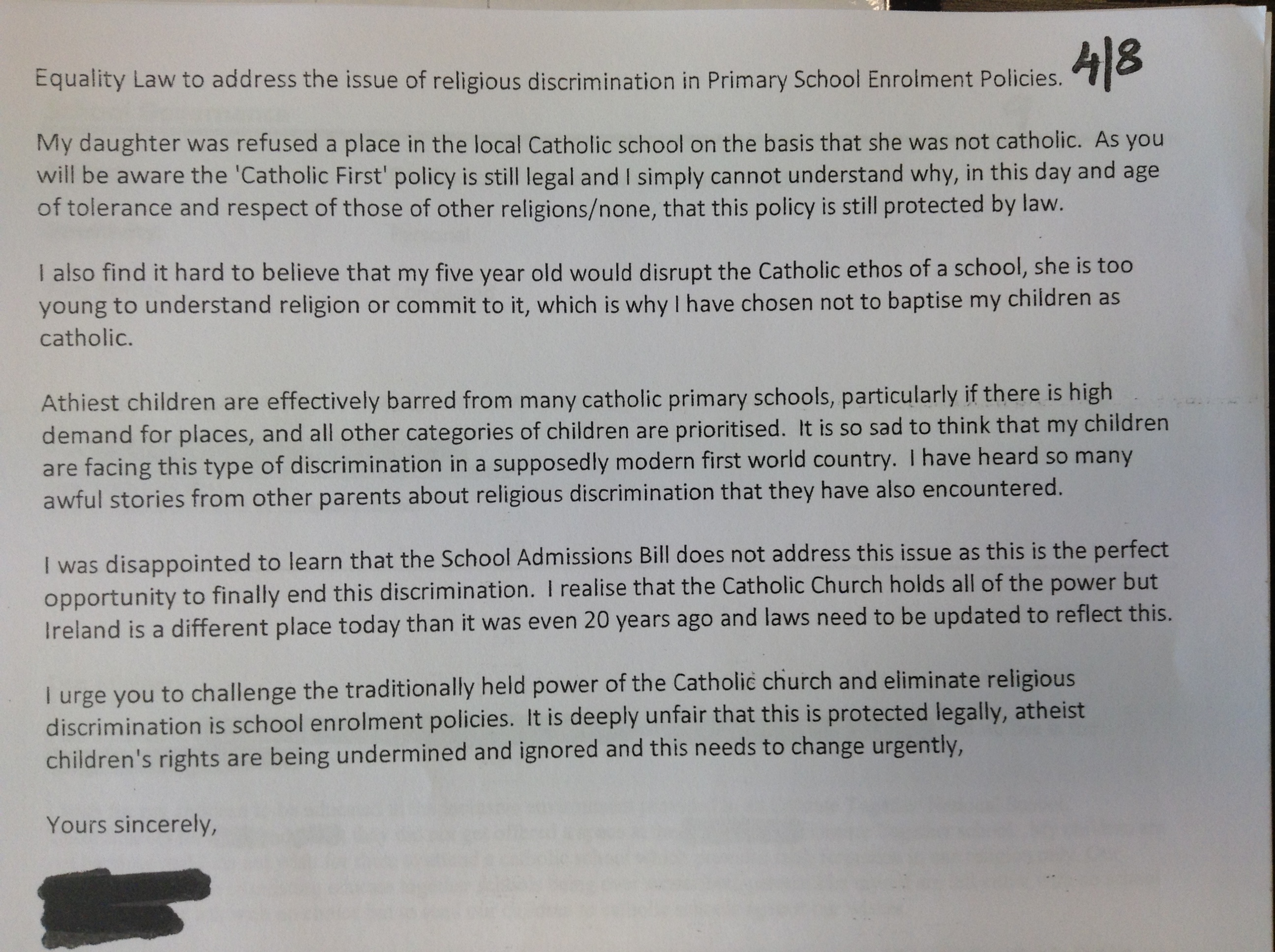 Essay catholic school education