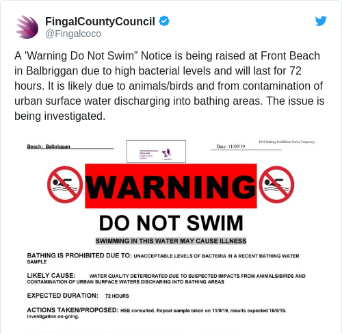 Tweet by @FingalCountyCouncil