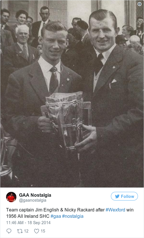 Tweet by @GAA Nostalgia