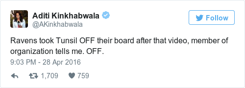 Tweet by @Aditi Kinkhabwala