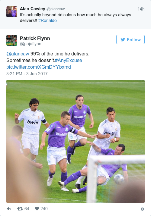 Tweet by @Patrick Flynn