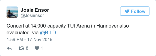 Tweet by @Josie Ensor