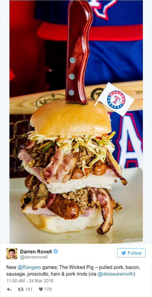 Tweet by @Darren Rovell