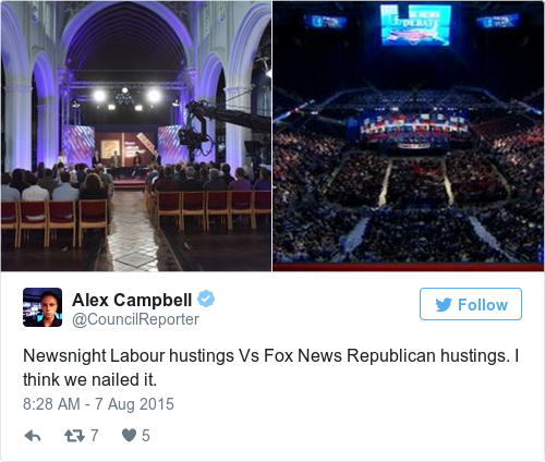 Tweet by @Alex Campbell
