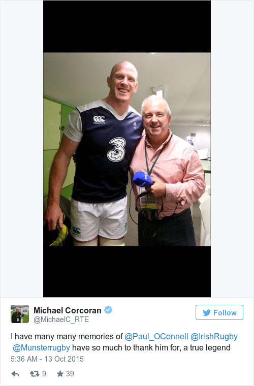 Tweet by @Michael Corcoran