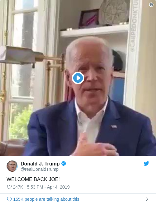 Tweet by @Donald J. Trump