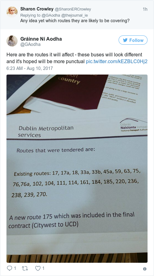 Tweet by @Gráinne Ní Aodha