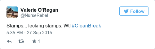 Tweet by @Valerie O'Regan