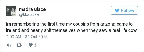 Tweet by @madra uisce