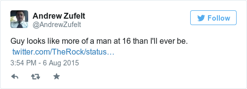 Tweet by @Andrew Zufelt