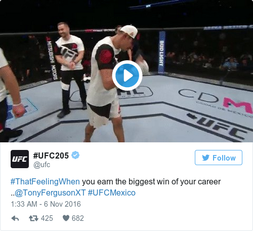 Tweet by @#UFC205