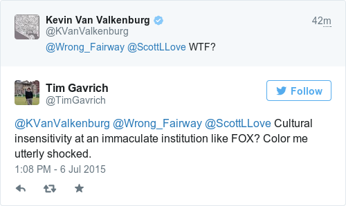 Tweet by @Tim Gavrich