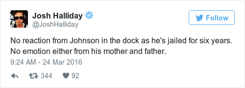 Tweet by @Josh Halliday