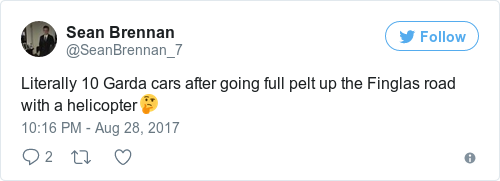 Tweet by @Sean Brennan