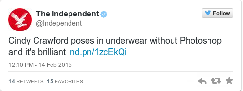 Tweet by @The Independent