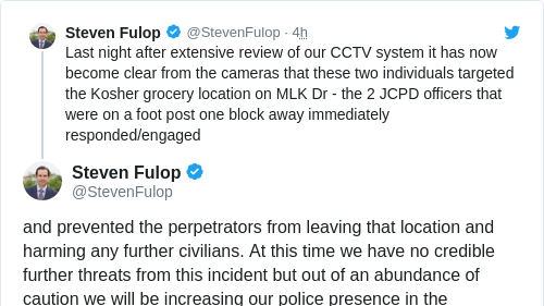 Tweet by @Steven Fulop