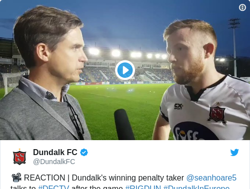 Tweet by @Dundalk FC