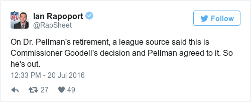 Tweet by @Ian Rapoport