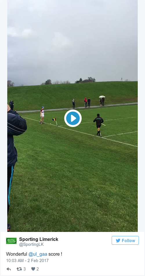 Tweet by @Sporting Limerick