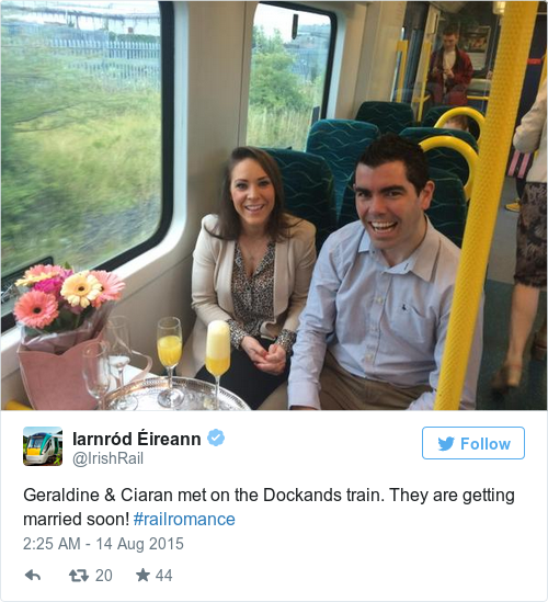 Tweet by @Iarnród Éireann