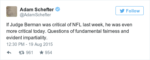 Tweet by @Adam Schefter