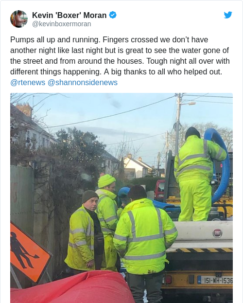 Tweet by @Kevin 'Boxer' Moran