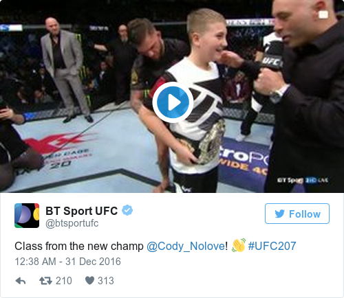 Tweet by @#UFC207
