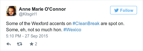 Tweet by @Anne Marie O'Connor