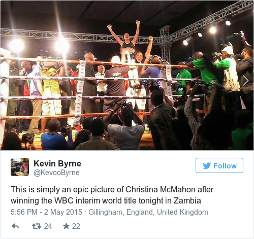 Tweet by @Kevin Byrne