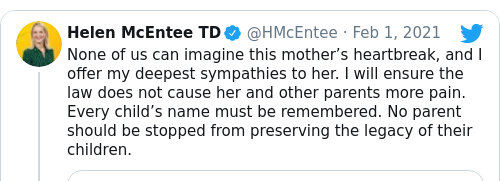 Tweet by @Helen McEntee TD