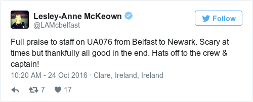 Tweet by @Lesley-Anne McKeown