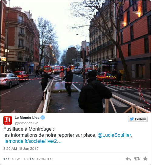 Tweet by @Le Monde Live