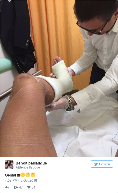 Tweet by @Benoît paillaugue