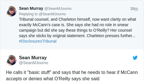 Tweet by @Sean Murray