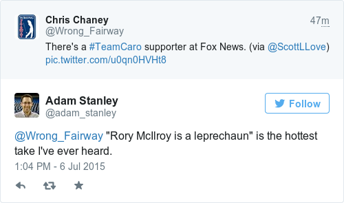 Tweet by @Adam Stanley