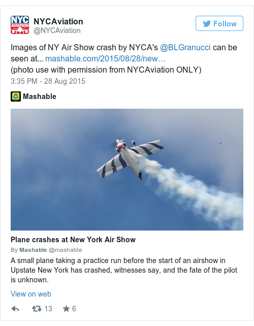 Tweet by @NYCAviation