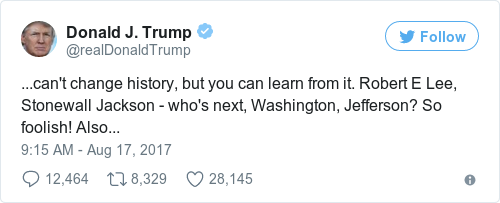 Tweet by @Donald J. Trump