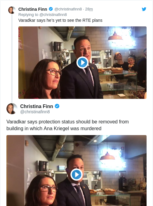Tweet by @Christina Finn