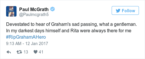 Tweet by @Paul McGrath