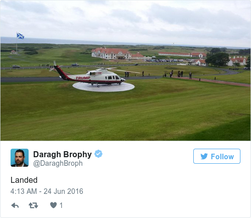 Tweet by @Daragh Brophy