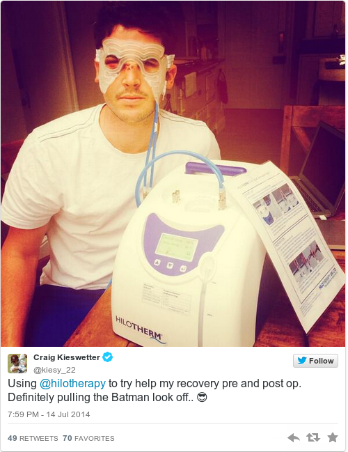 Tweet by @Craig Kieswetter