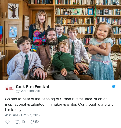 Tweet by @Cork Film Festival